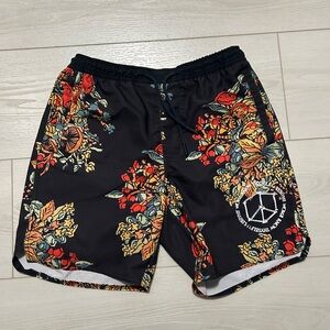 Stance Black Swim Shorts Complex Preto